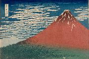 Katsushika Hokusai, Mount Fuji in Clear Weather (nn03)